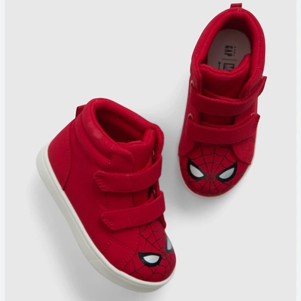 Gap Red Spider-Man Kids High Top Shoes